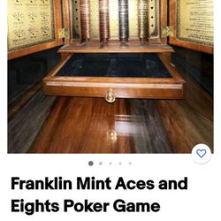 Aces & 8's Poker Set , By Franklin Mint