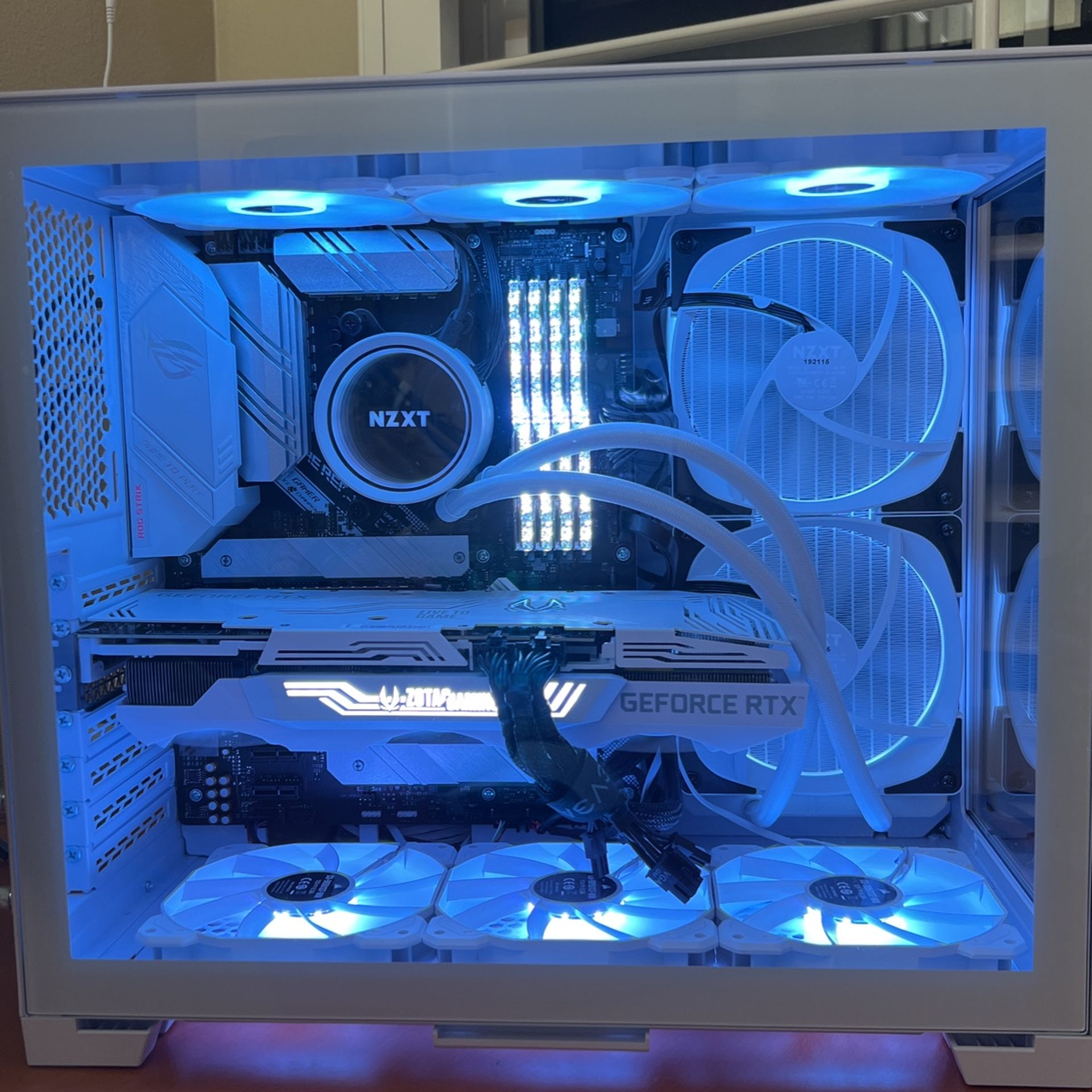 White Custom Built Gaming PC