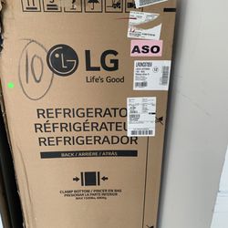 LG - 6.9 cu ft single door refrigerator w/freezer - platinum silverback