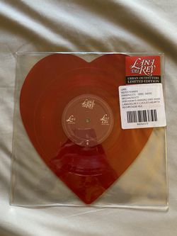 RARE Lana Del Rey Heart Vinyl Love/Lust For Life for - OfferUp