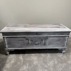 Vintage wood chest