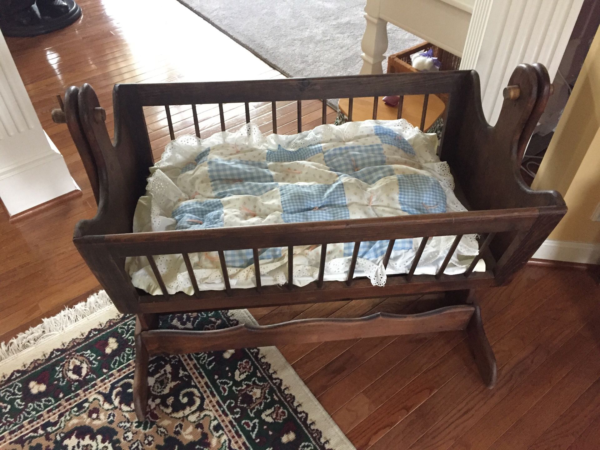 Old baby cradle