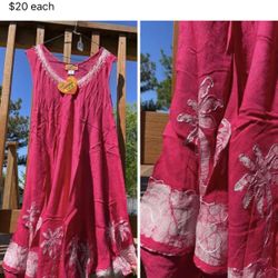 Tiedyed dress  Free size other colors