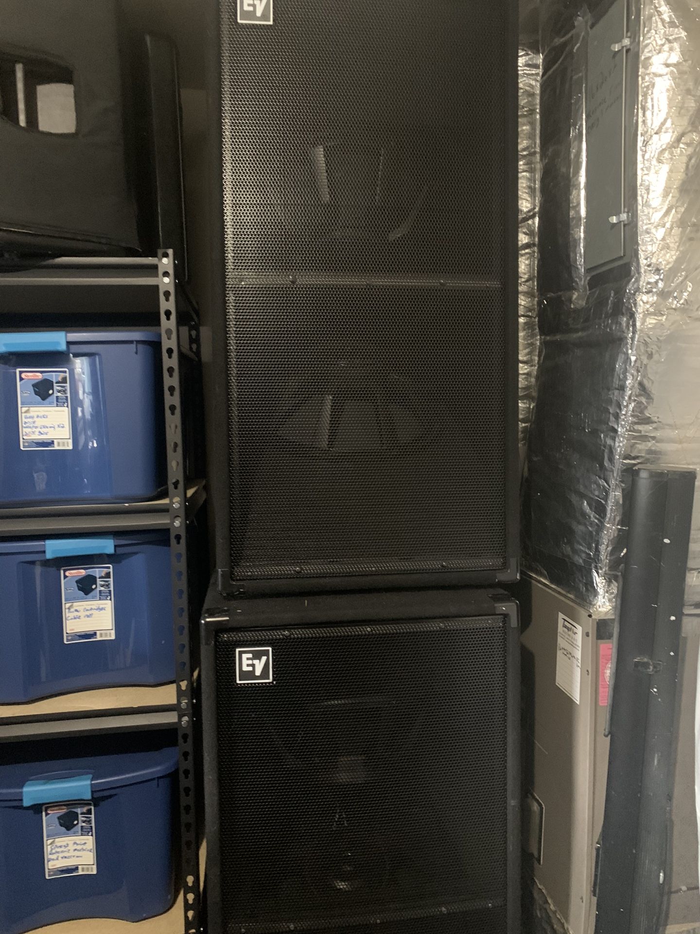 Pair of EV MTL1 Dual 18” Subs, Subwoofers in great working condition