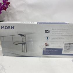 Moen Liso 84540SRN Bathroom Sink Faucet. Finish Brushed Nickel. NEW