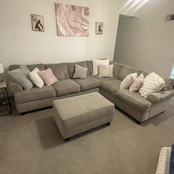 Sectional and Ottoman 