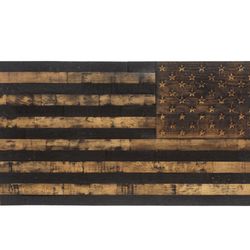 Wood American Flag Wall Art 