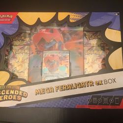 Pokémon Mega Feraligator ex Box