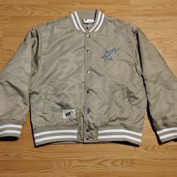 A Bathing Ape BAPE X High Sobriety Baseball Jacket sz Medium 