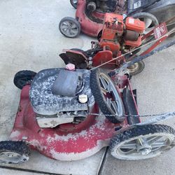Two Lawnmowers And A Edger NOT RUNNING
