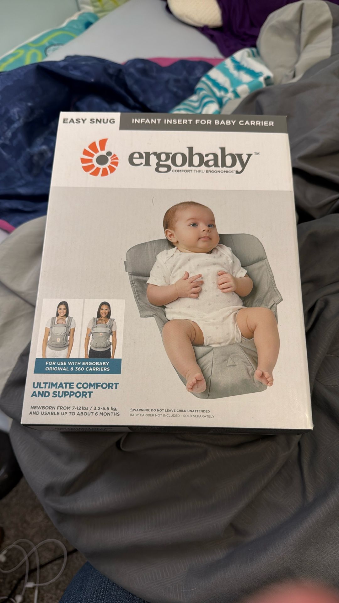 Infant Insert For Baby Carrier