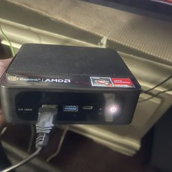 Mini Pc With Gaming Headphones