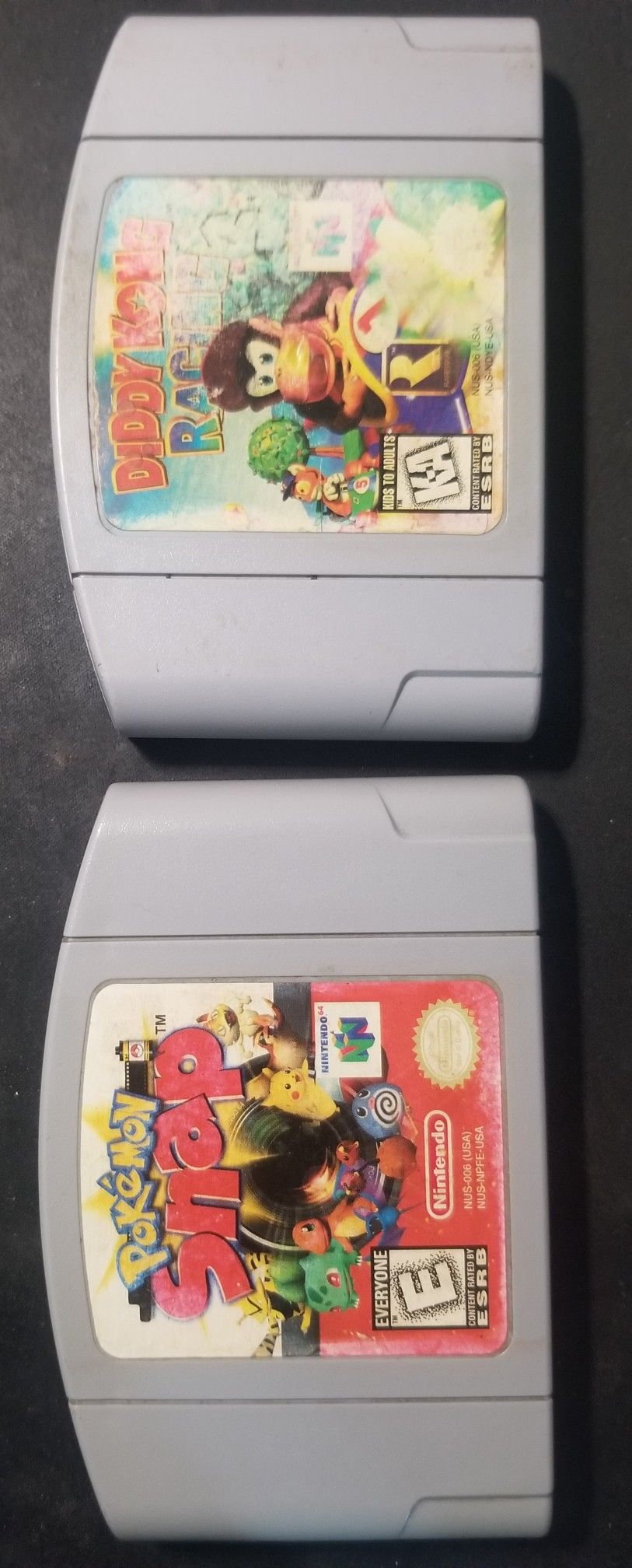 Nintendo 64 N64 Games Pokemon Snap & Diddy Kong Racing 3