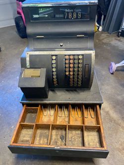 Antique cash register