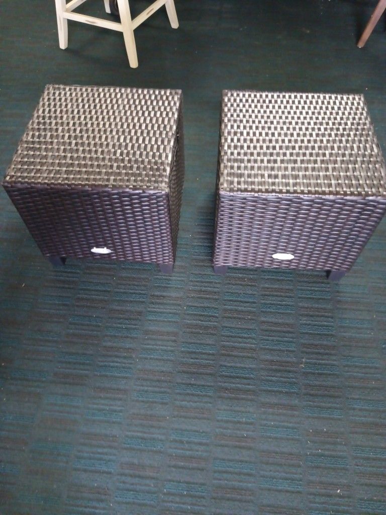 2pc Patio Outdoor Cushioned Stools New $75 Both,All Products : American Fashion Style Bags On Sale