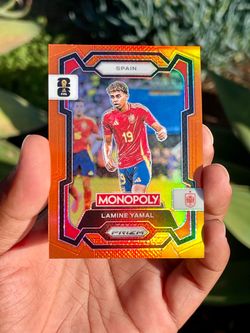 Lamine Yamal 2026 Panini World Cup Monopoly Prizm #/149 ORANGE SP