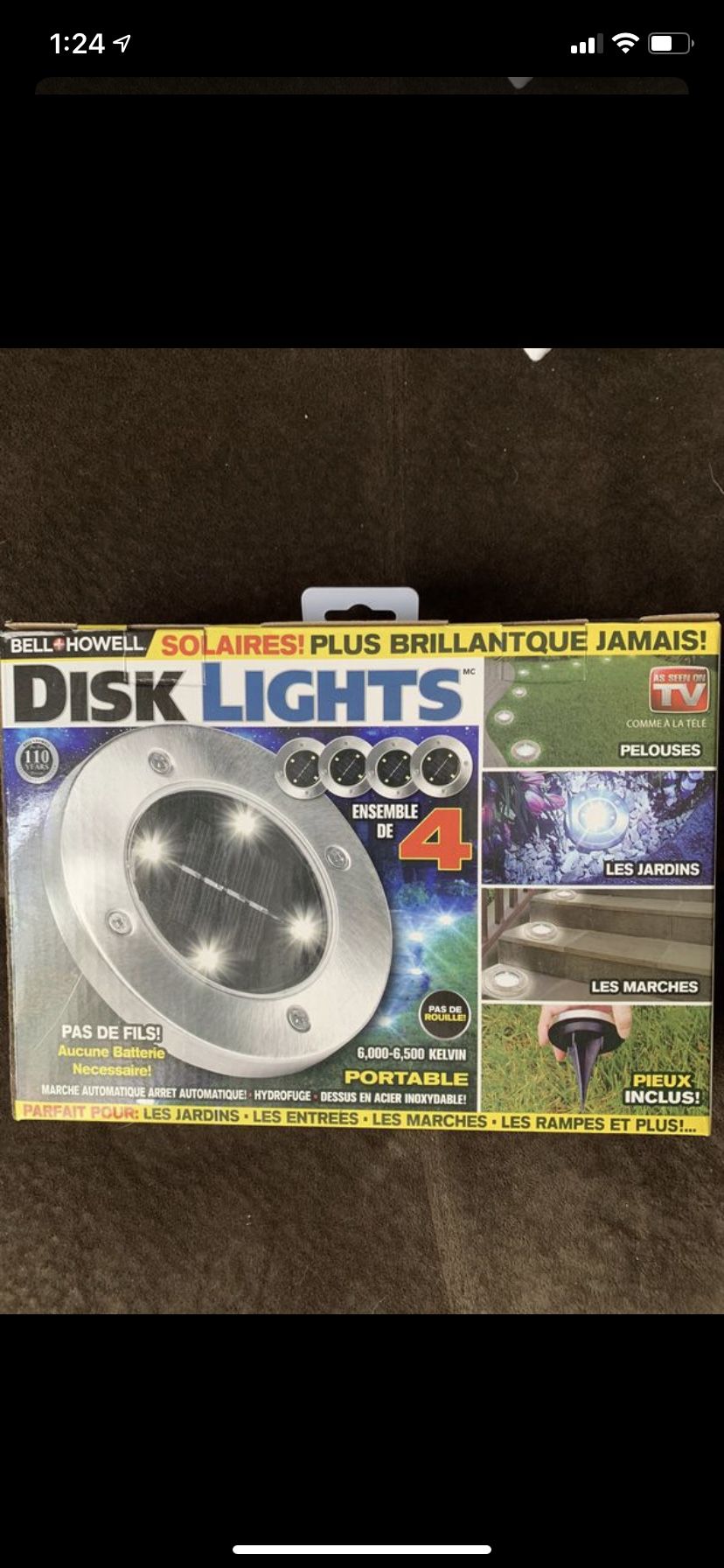Garden disc light