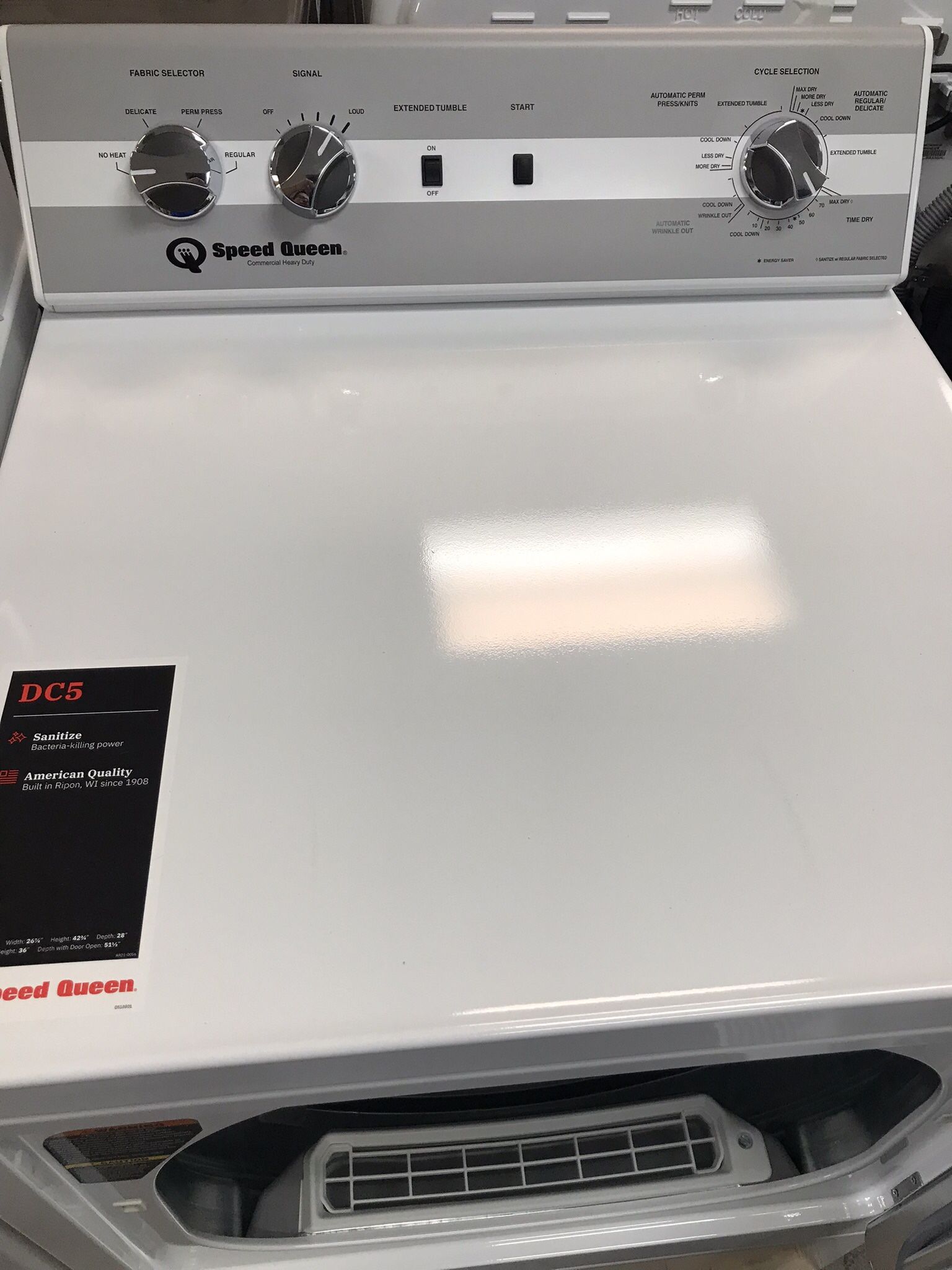 SPEED QUEEN COMMERCIAL HEAVY DUTY WASHER AND GAS DRYER SET BRAND NEW