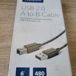 USB-A to USB-B Cable