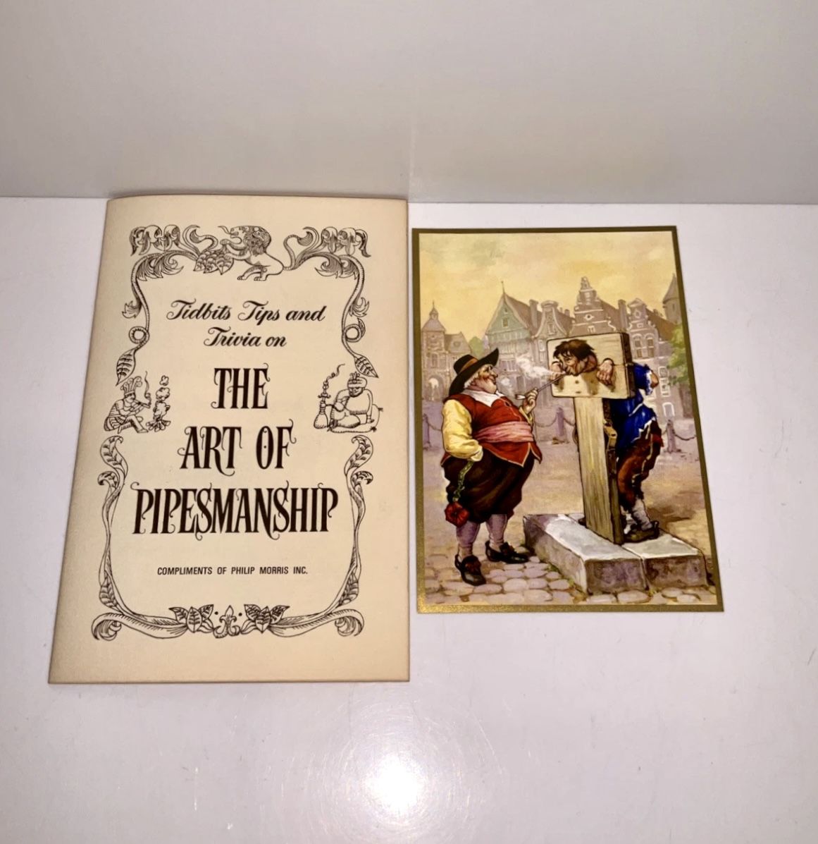 Vintage The Art Of Pipesmanship By Philip Morris Inc. Brochure