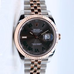 Rolex Datejust Wimbledon Two Tone 41 Grey Dial 126331
