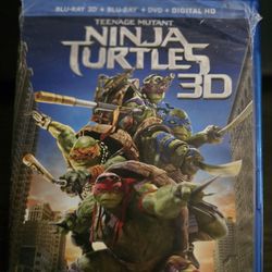 Teenage Mutant Ninja Turtles (Blu-ray/DVD, 2014, Includes Digital Copy 3D) 