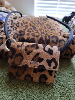 Leopard Print Purse