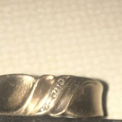 10k Diamonds And Gold Ring (mens)