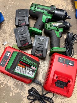 Snap on 1/2 & 3/8 impact guns