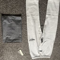 Essential “Light Oatmeal” Sweatpants