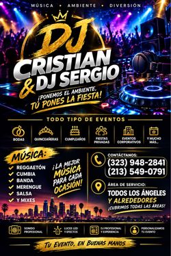 DJ para fiestas, bodas y quinceañeras