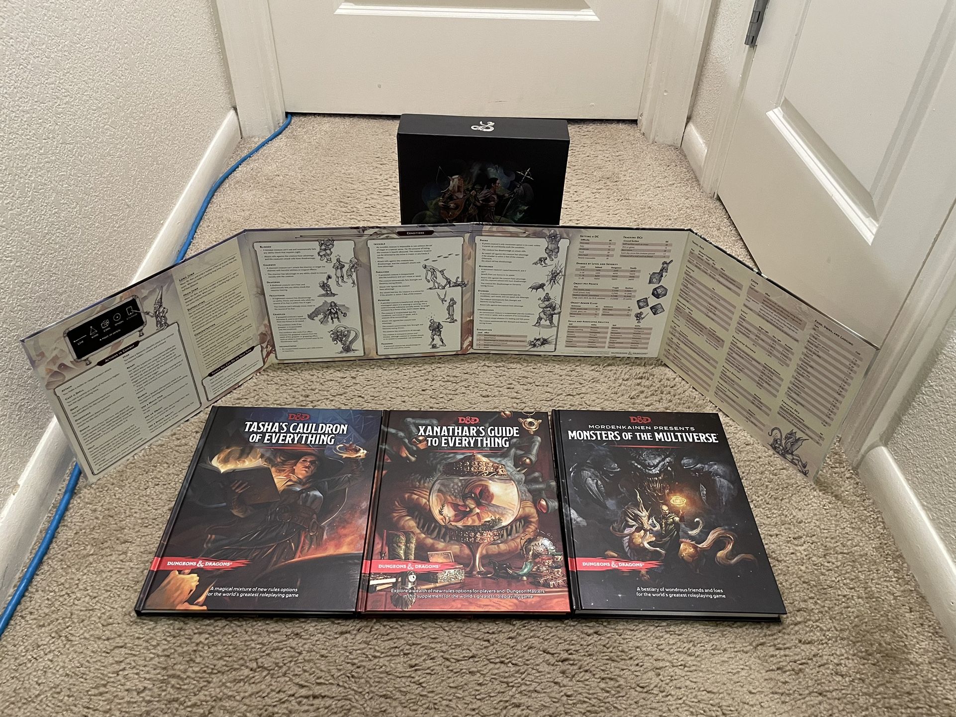 D&D Rules Expansion Gift Set 3 Books and DM Screen