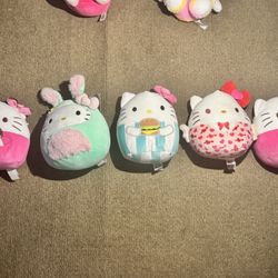 squishmallow hello Kitty Plushies