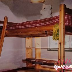 FREE Bunk Bed With Built-in Study Desk