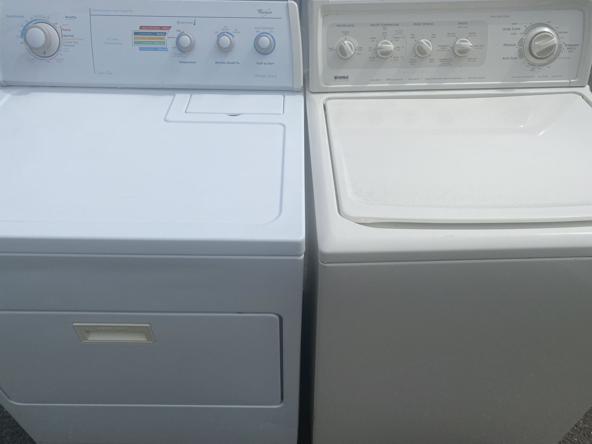 Kenmore Washer And Dryer
