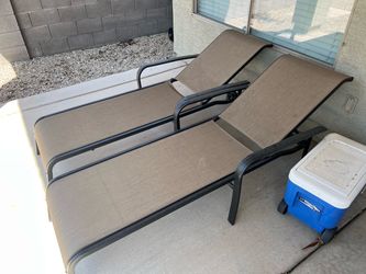 Beach lounge chairs $50 per chair