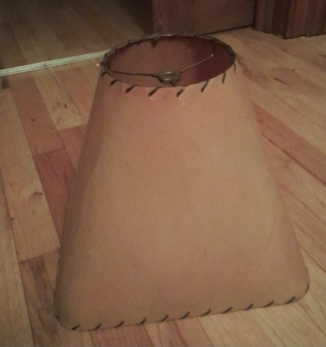 Vintage Parchment Lampshade