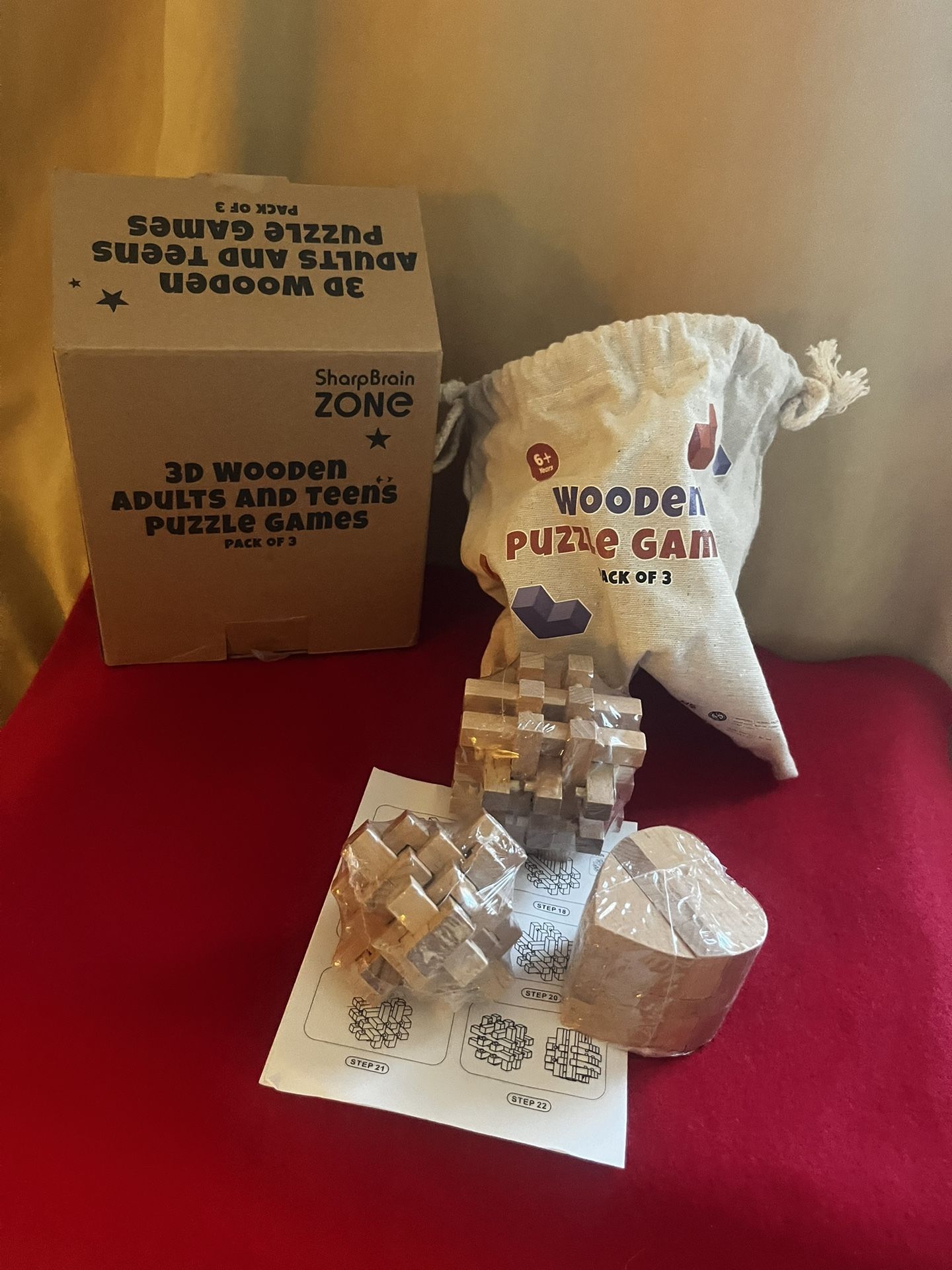 Sharp Brain Zone 3D Wooden Puzzle Games