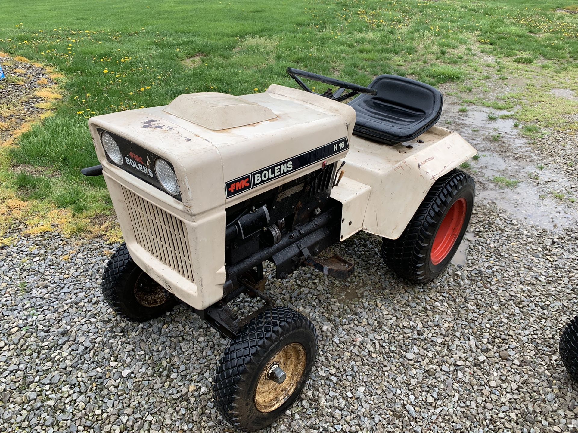 41” Plow & Rototiller and FMC Bolens Lawn Tractor