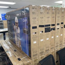 TCL 75 inch 4K UHD Smart TV with HDR includes Store Warranty And Financing Available!