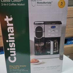 Cuisinart 2-in-1 Coffeemaker, 12 Cup Capacity, Single Serve, Hot or Iced