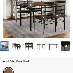 Table set with chairs