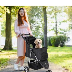 Foldable Pet Stroller-New