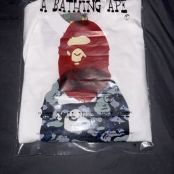 White Bape Shirt Size M