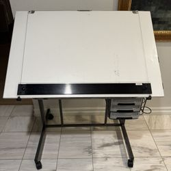 Arch drafting Table On Casters
