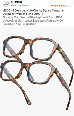 Blue lens glasses Nib