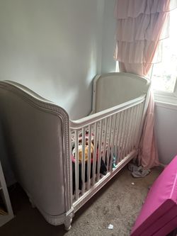 Vintage Crib Light Grey