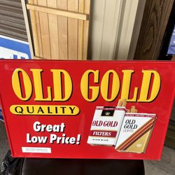 Old Gold Cigarettes Metal Sign