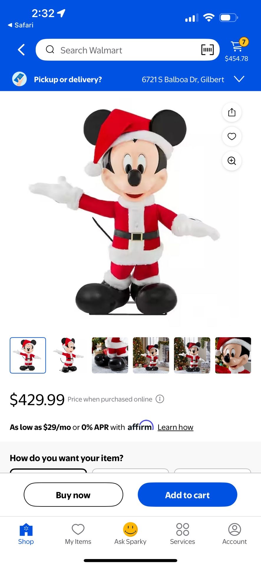 Mickey Mouse Holiday Animatronic