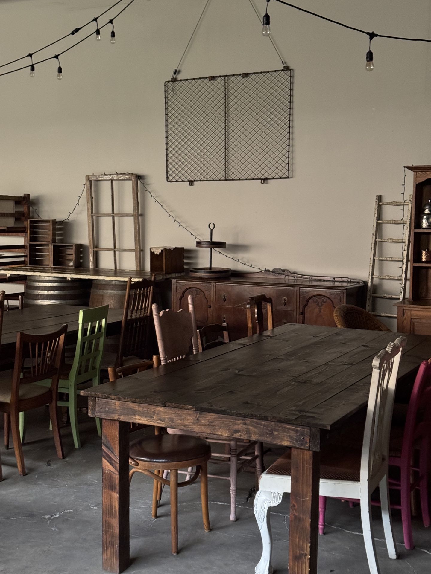 Farm Tables & Chairs